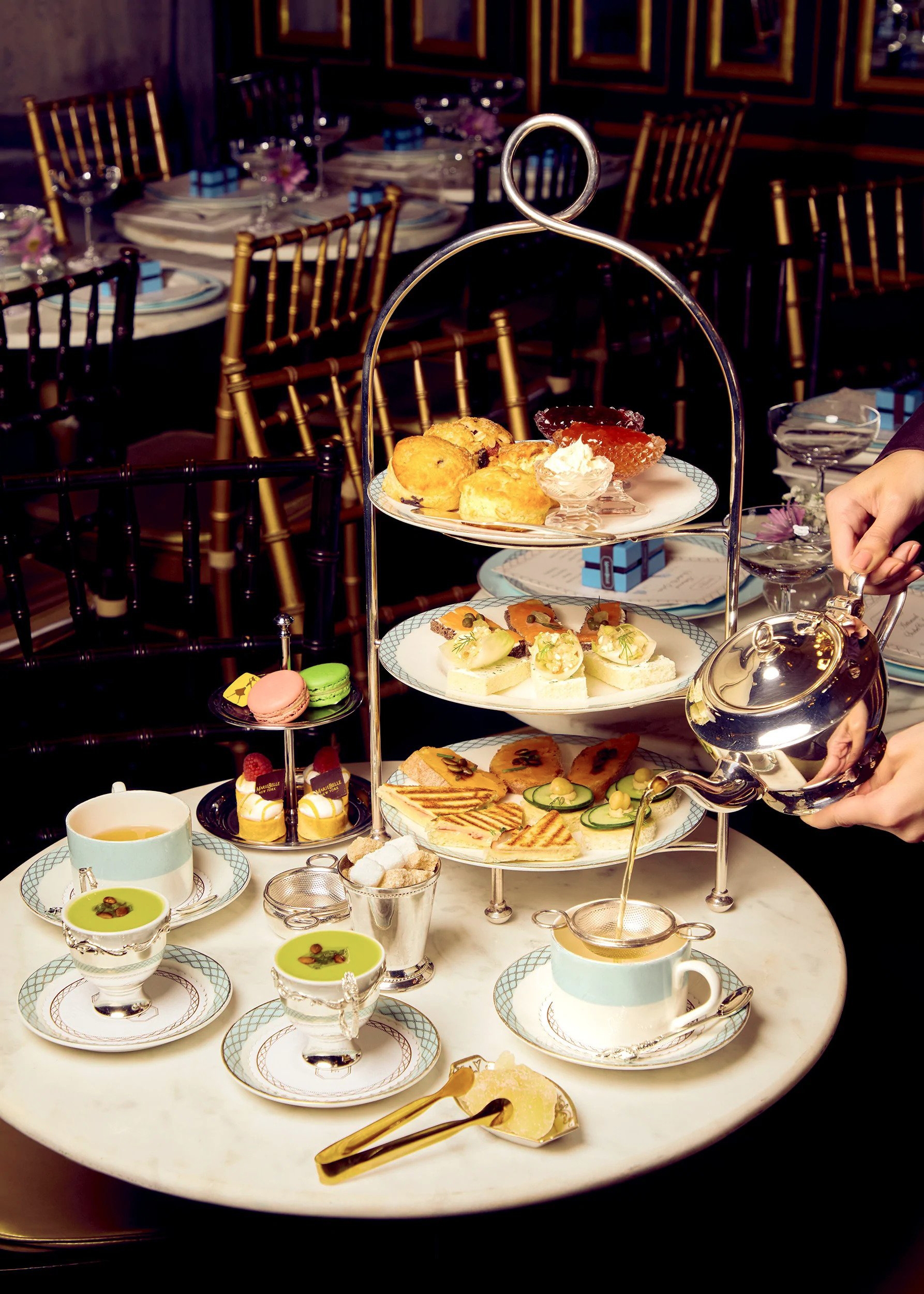 Afternoon tea at Mariebelle Soho