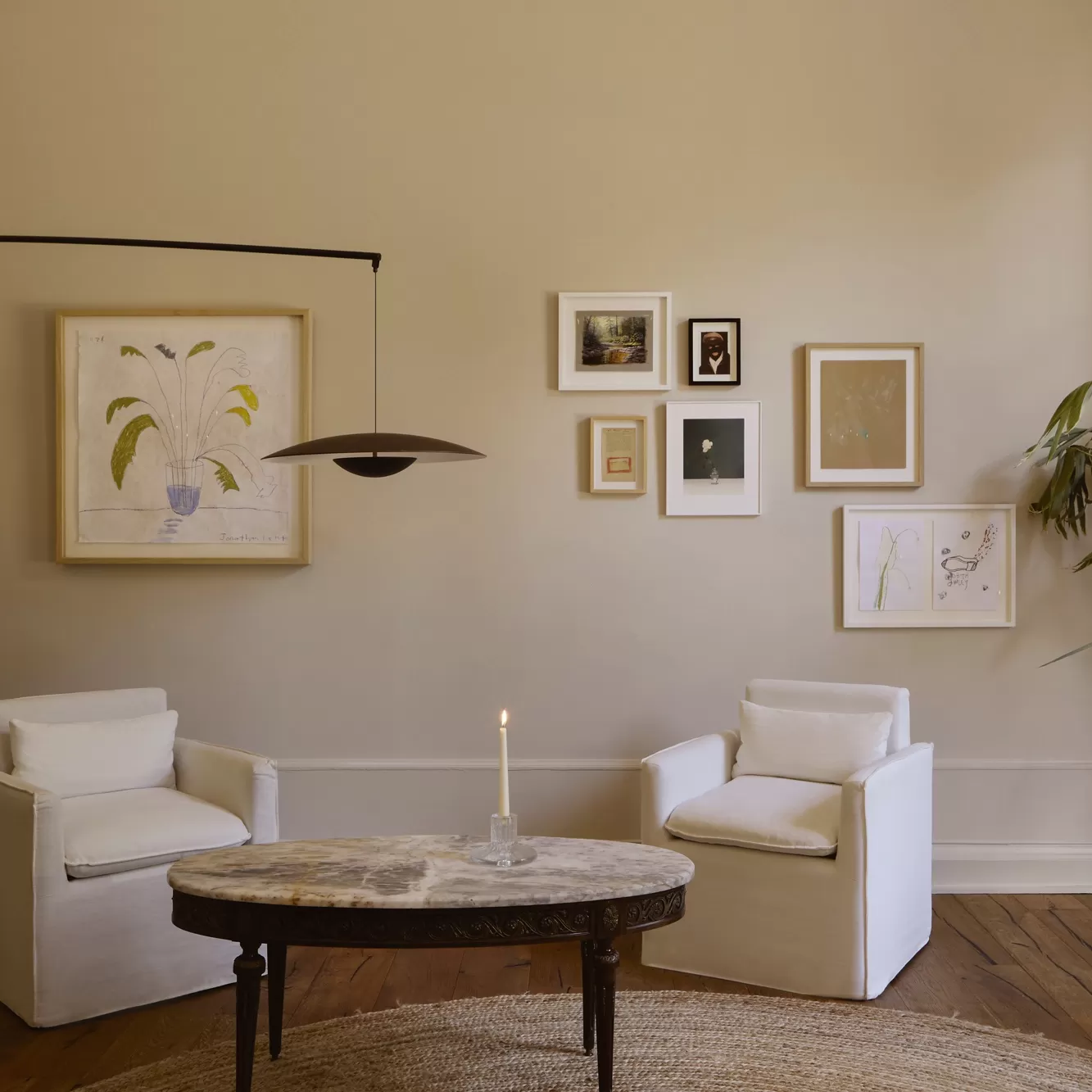 Simple white chic interior of Boat House, Nairn