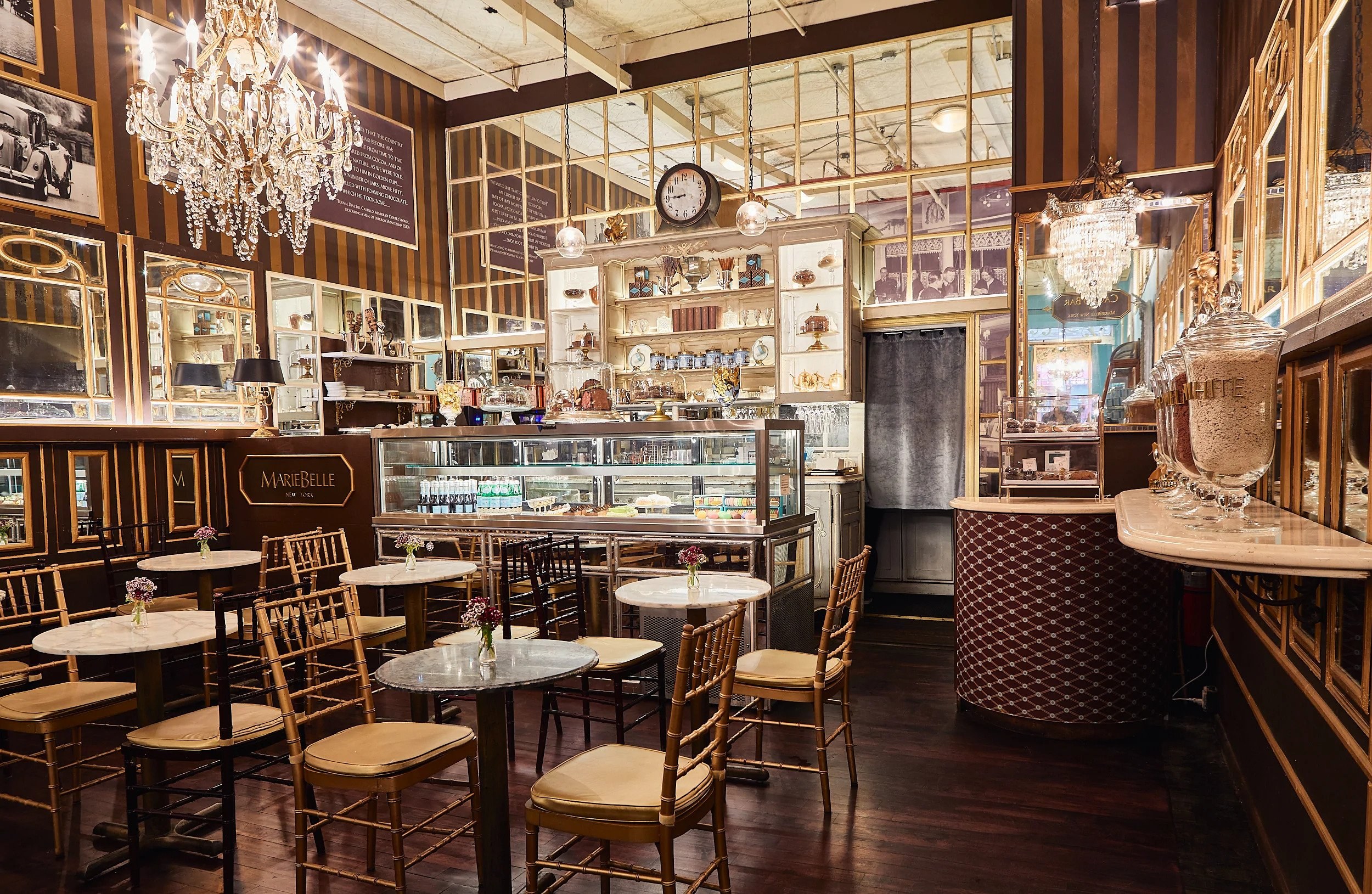 Cacao interior bar at Mariebelle Soho
