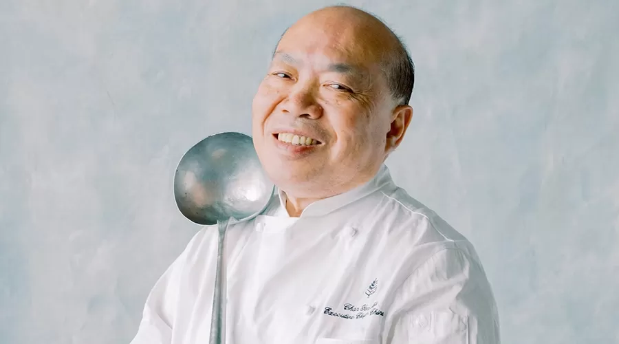Portrait of Chef Chan Yan-tak, one of Hong Kong's most acclaimed chefs
