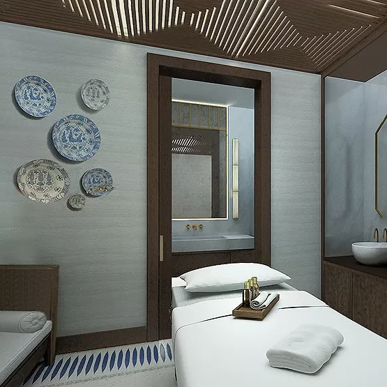 Luxury spa treatment room at The Peninsula Istanbul